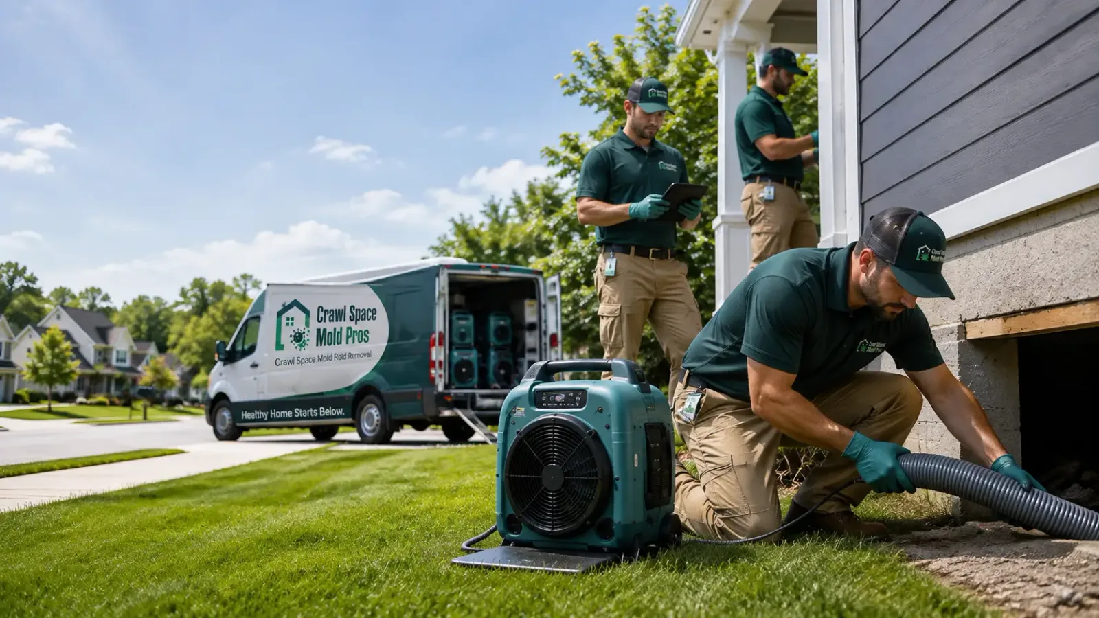 Crawl Space Mold Removal in Greycliff, MT
